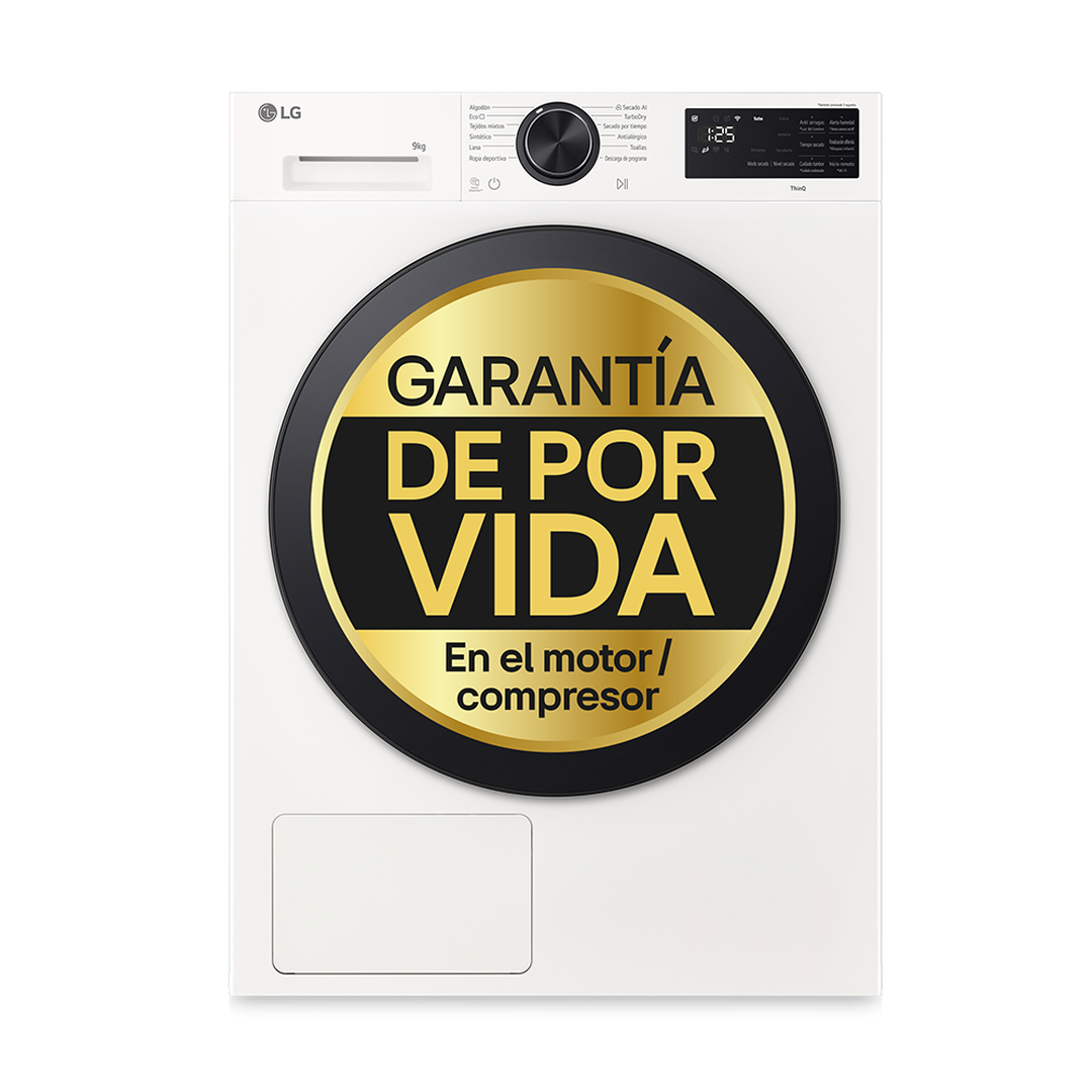 Secadora AI 9kg RHX5009TLB Blanca