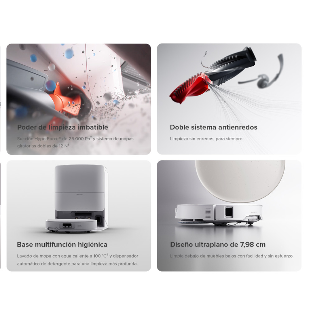 Robot Aspirador con Mopa Qrevo Edge 2 Pro