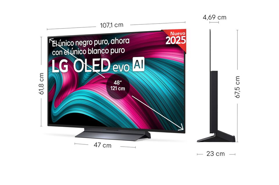 Smart TV LG OLED evo AI C5 48 pulgadas 4K 2025