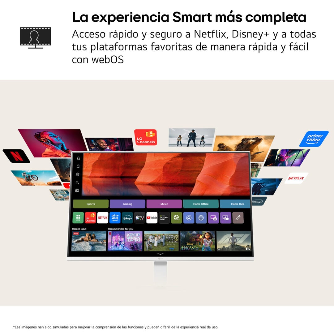 Smart Monitor 27 pulgadas IPS FHD 120Hz 27U511SB-W
