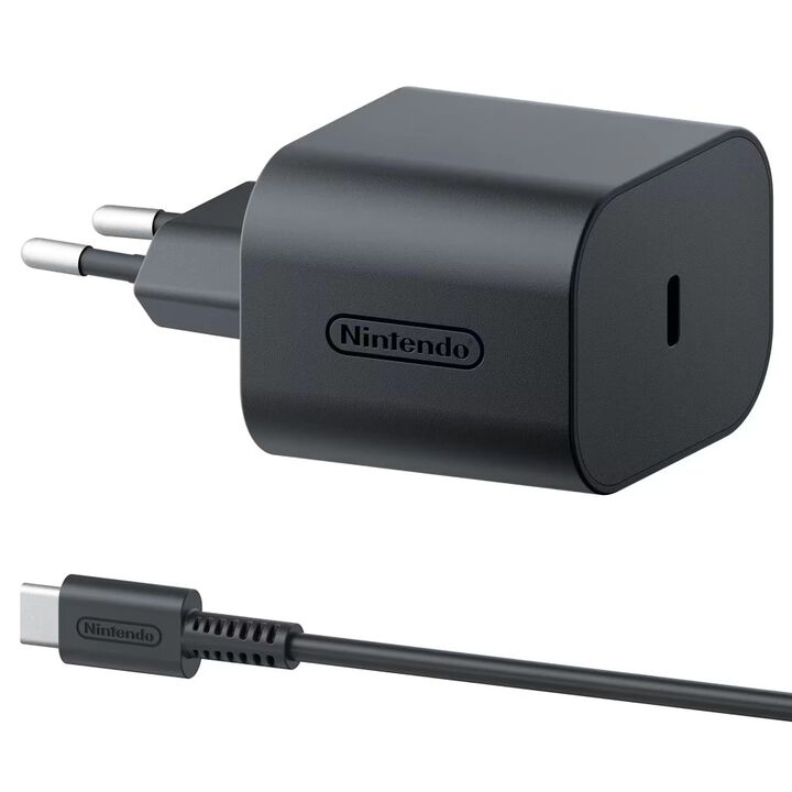 ADAPTADOR DE CORRIENTE PARA NINTENDO SWITCH 2, SWITCH Y SWITCH LITE VERSI&Oacute;N ESPA&Ntilde;OLA