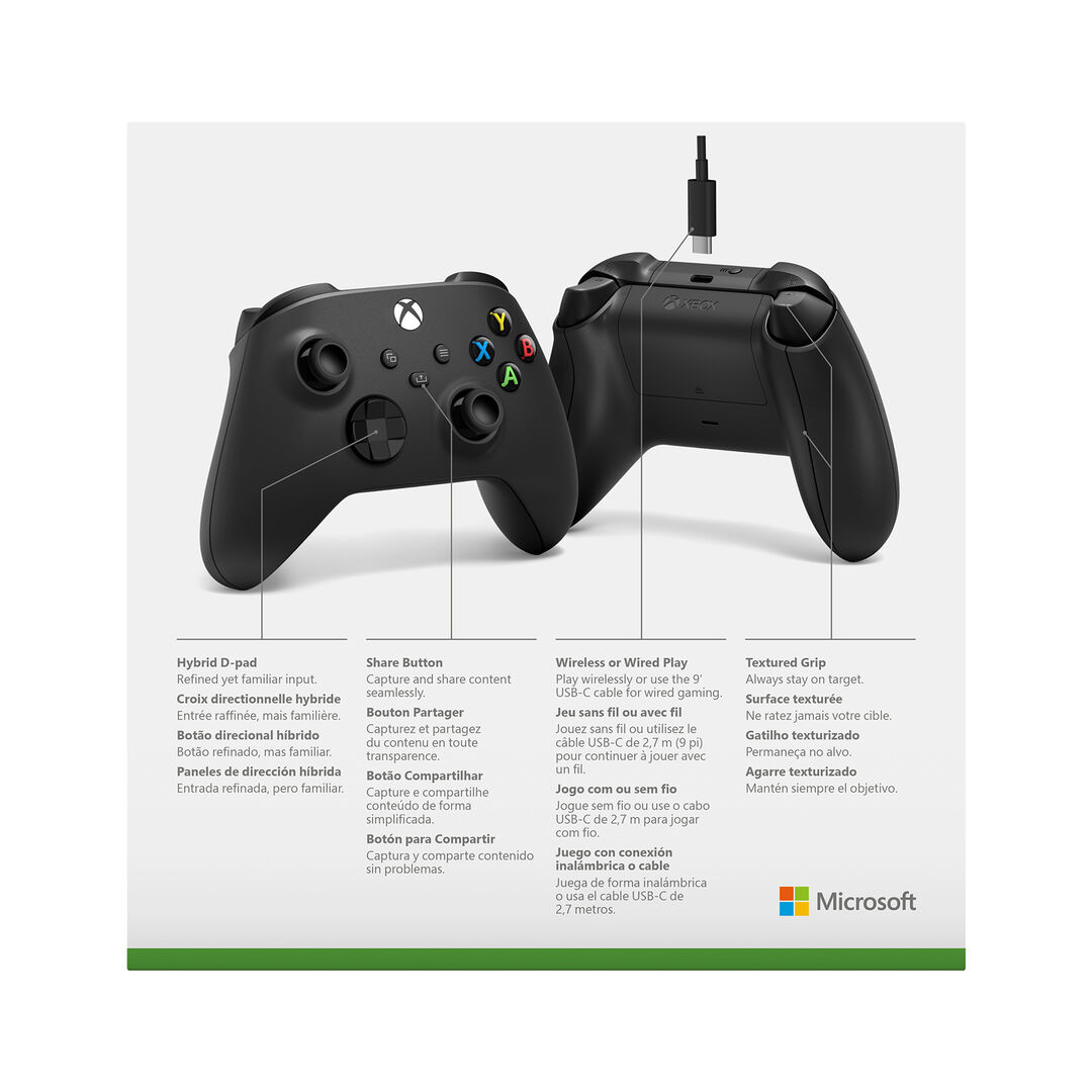 Mando XBOX WRL Controller USB C W10