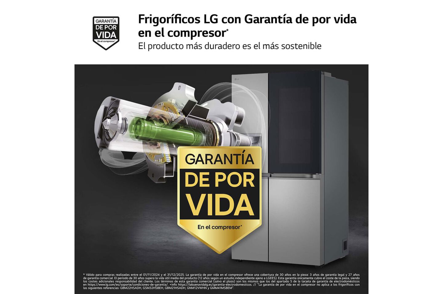 Frigor&iacute;fico Side by Side 628 L con InstaView, DoorCooling+, LINEARCooling y dispensador agua/hielo.