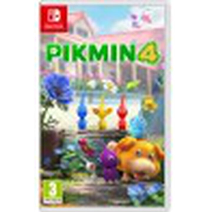 PIKMIN 4 JUEGO F&Iacute;SICO PARA NINTENDO SWITCH
IDIOMAS:
    
&iexcl;Florece una nueva aventura!
&iexcl;Los Pikmin regresan para emprender otra gran misi&oacute;n en Pikmin 4 para Nintendo Switch! Estos diminutos seres, similares a las plantas, habitan un misterioso planeta. Hazlos crecer, arr&aacute;ncalos del suelo y dales &oacute;rdenes mientras recorres a su lado este nuevo mundo.
 
Video will open in a new window
&iquest;Qu&eacute; son los Pikmin?
&iexcl;Hay Pikmin de distintos tama&ntilde;os, formas y colores! Por ejemplo, los Pikmin rojos no se acaloran cuando les toca lidiar con obst&aacute;culos abrasadores; los Pikmin azules son nadadores natos; y los recientemente descubiertos Pikmin g&eacute;lidos son capaces de congelar a los enemigos y ciertos obst&aacute;culos.
Un solo Pikmin resulta peque&ntilde;o y vulnerable, pero cuando se juntan varios &iexcl;pueden con todo lo que les echen! Aprovecha su prodigiosa fuerza y tus dotes de estrategia para superar cualquier cosa que se interponga en tu camino mientras exploras este planeta extra&ntilde;o e ignoto.
Un compa&ntilde;ero canino adorable
Ochin, el perro espacial, tambi&eacute;n te echar&aacute; una pata durante la aventura. Este compa&ntilde;ero fiel es capaz de hacer trizas los obst&aacute;culos, transportar objetos pesados y cargar con los Pikmin en su lomo. &iexcl;Juntos, no habr&aacute; nada que os detenga!