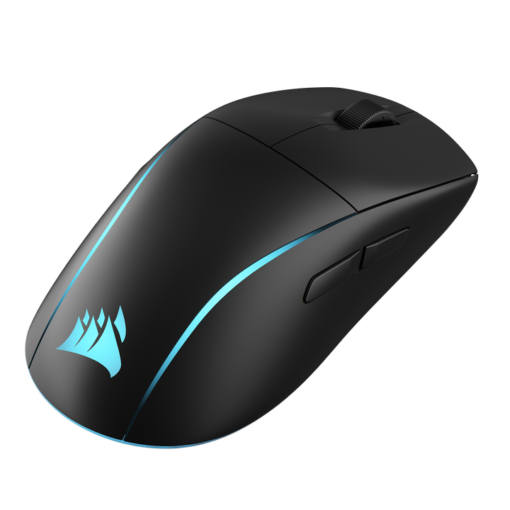Corsair M75 Wireless RGB Rat&oacute;n para Juegos Ligero FPS &ndash; 26.000 PPP &ndash; Botones Laterales Intercambiables &ndash; Compatible con iCUE &ndash; PC &ndash; Negro
