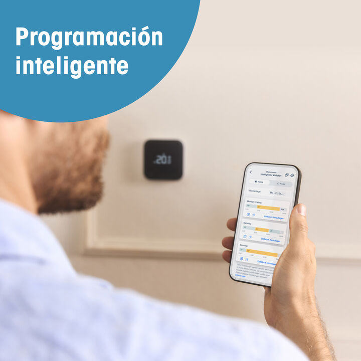 Controla la temperatura de tu hogar con el Termostato inteligente de Tado. Podrás controlar la calefacción de suelo radiante, adaptar el clima de tu hogar e incluso programar horas en las que encender y apagar este termostato. Gestiónalo todo desde la comodidad de tu smartphone, en cualquier momento y en cualquier lugar.
