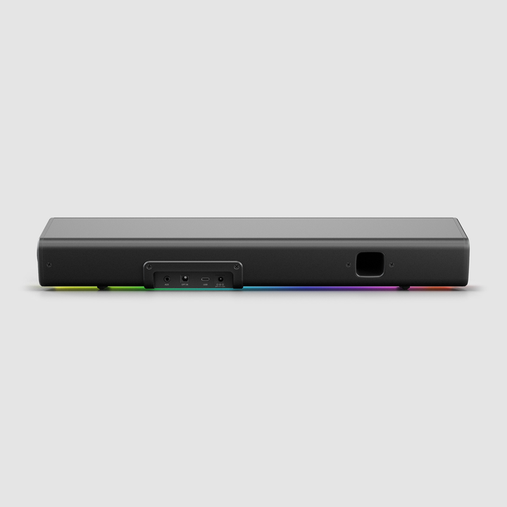 Barra de sonido RGB para juegos con tecnolog&iacute;a SuperWide.