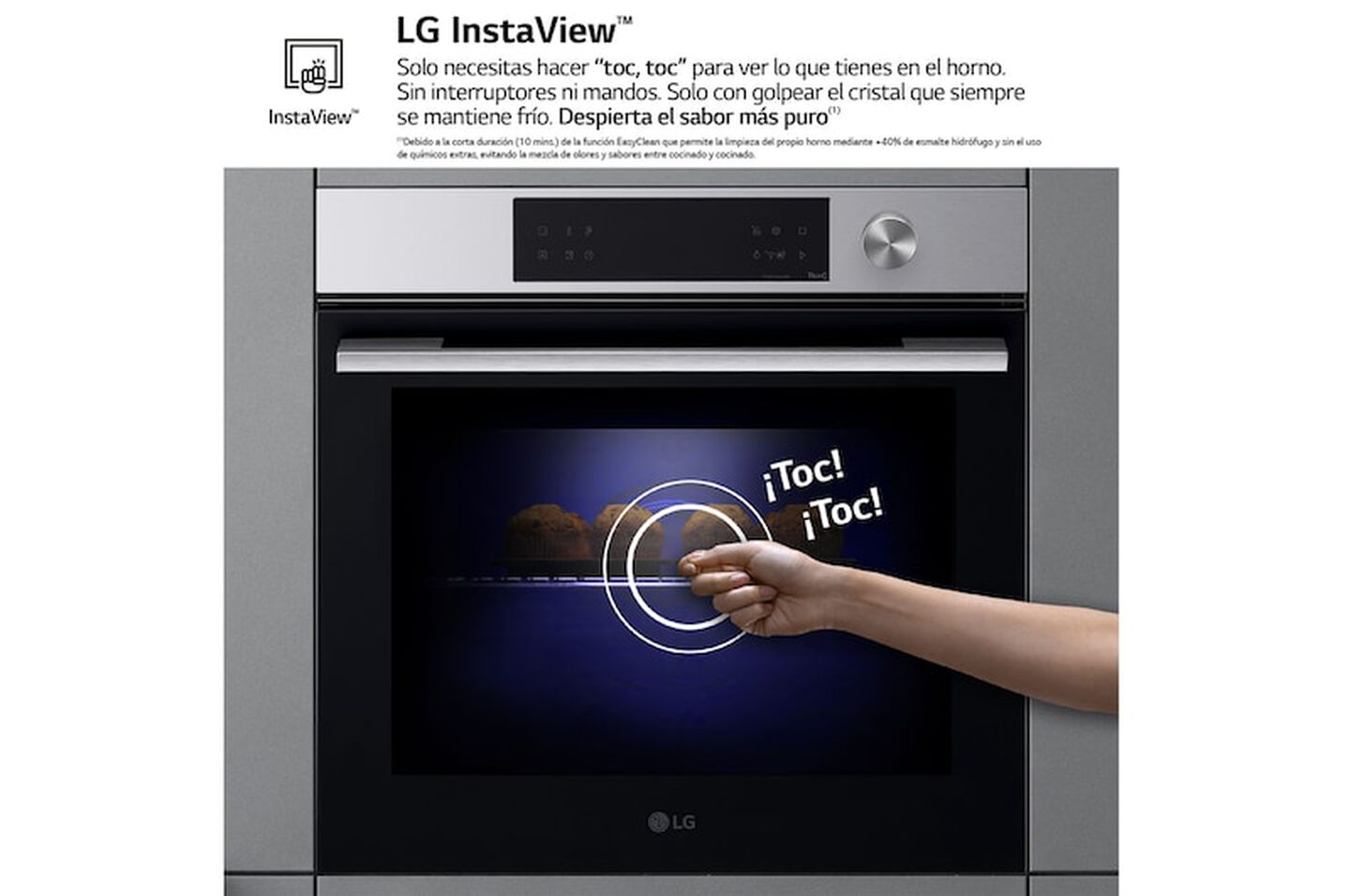 Horno LG Instaview 76 litros A+ Freidora de Aire