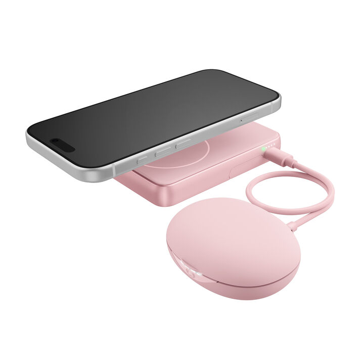 La Fresh n Rebel Magnetic Wireless Powerbank de 10.000 mAh es una bater&iacute;a externa compacta y ligera con carga inal&aacute;mbrica magn&eacute;tica de hasta 15W. Compatible con MagSafe y Qi2, permite cargar el m&oacute;vil sin cables y ofrece carga r&aacute;pida por USB-C de hasta 20W, ideal para llevar energ&iacute;a extra a cualquier parte.
