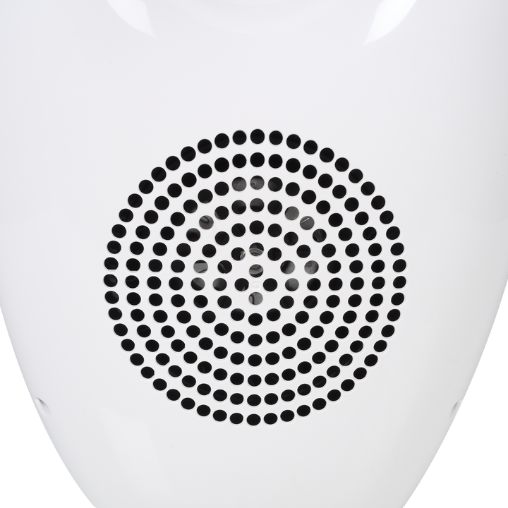 Tristar VE-5717 Ventilador sin aspas
Sin aspas
Modos de ventilaci&oacute;n: Natural; Normal; Sue&ntilde;o 
Funci&oacute;n de temporizador: 1-10 h
Oscilaci&oacute;n: 60 &deg;
Mando a distancia
Velocidad: 1050-1150-1250 rpm
Nivel sonoro: 57.2 dB
Protecci&oacute;n de sobrecalentamiento
Potencia: 60 W