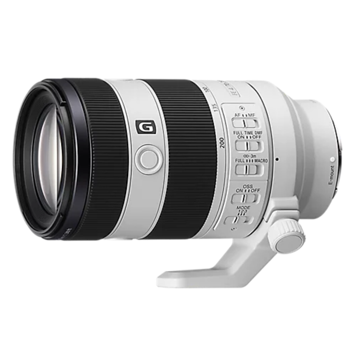 Objetivo Sony FE 70-200mm F4 G OSS II Blanco