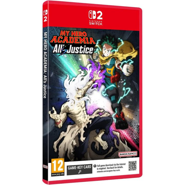 MY HERO ACADEMIA: ALL'S JUSTICE TARJETA LLAVE JUEGO PARA NINTENDO SWITCH 2 VERSI&Oacute;N ESPA&Ntilde;OLA