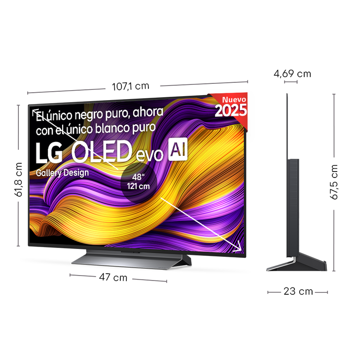 Smart TV LG OLED evo AI G5 48 pulgadas 4K 2025