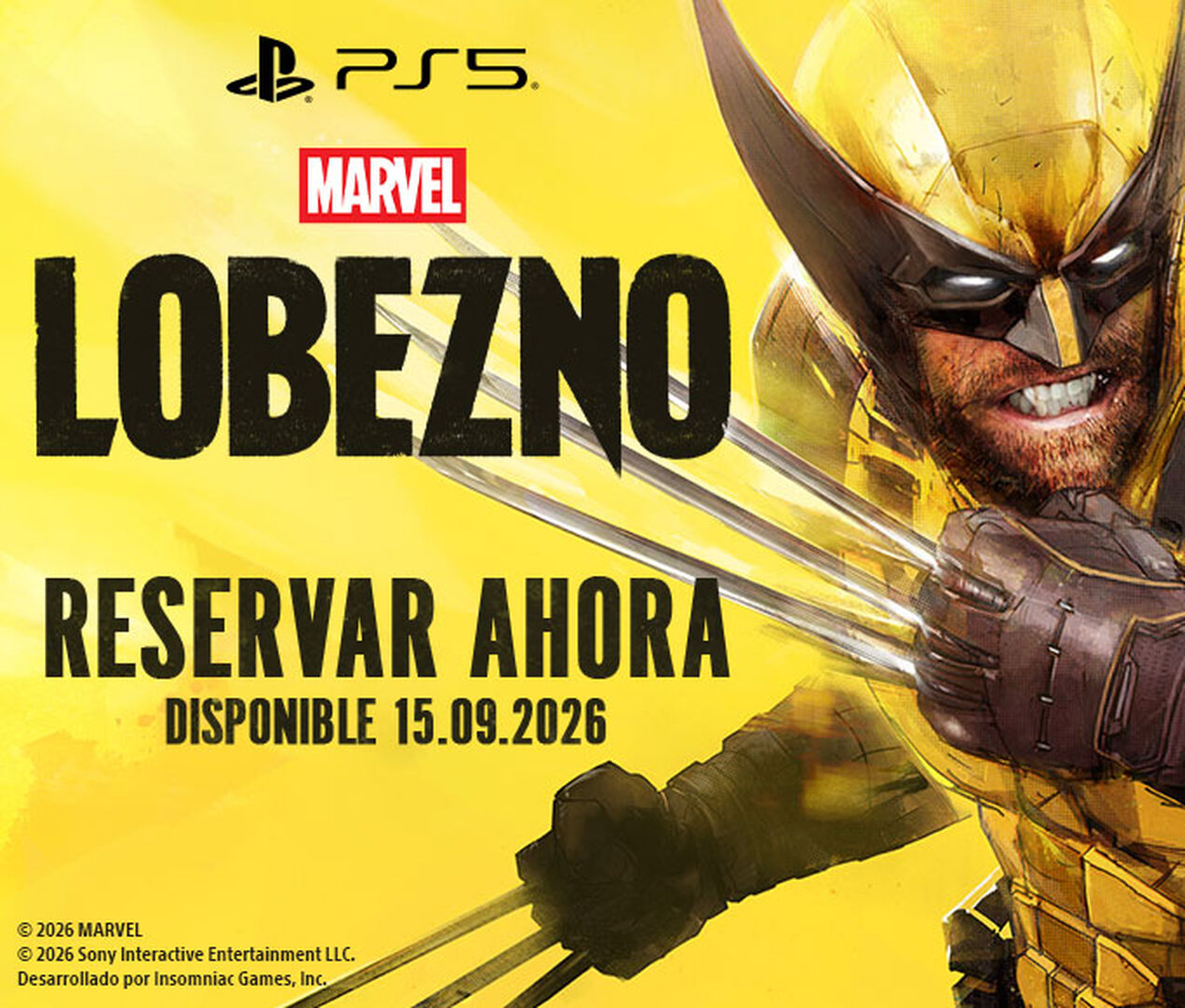 PREVENTA Videojuego Marvel: LOBEZNO PS5