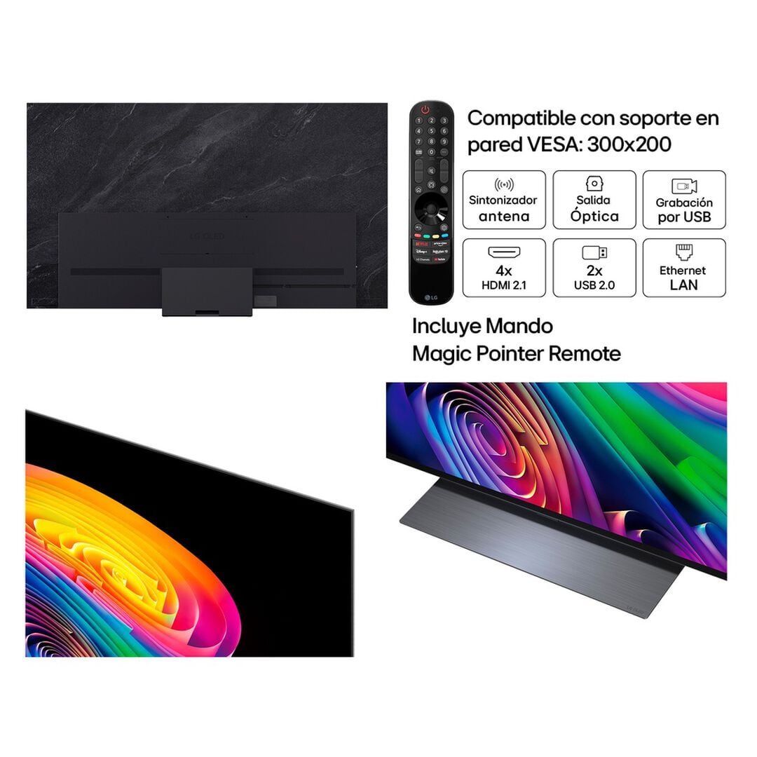 Smart TV OLED evo AI 48 pulgadas 4K OLED48C66