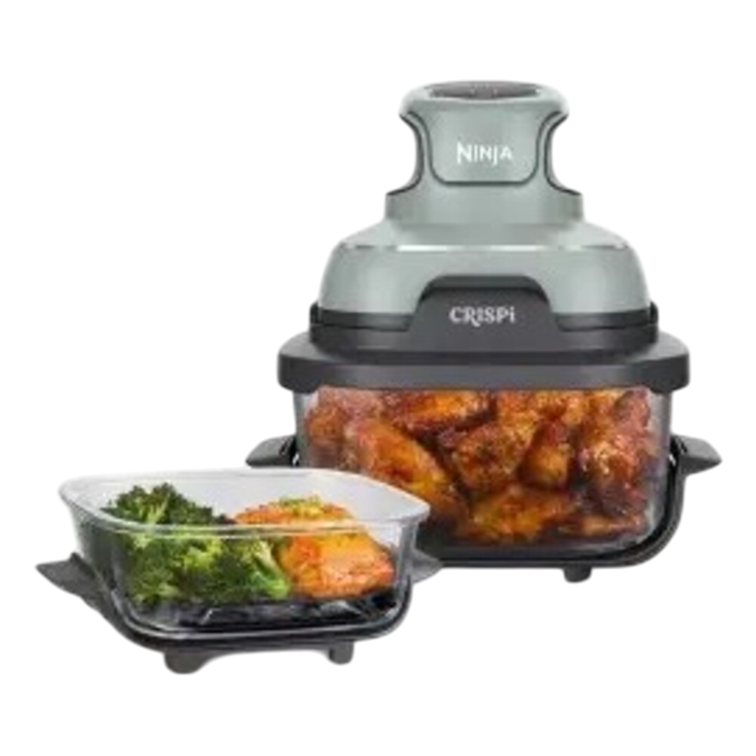 FREIDORA AIRE PORTATIL VIDRIO CRISPI PRO VERDE