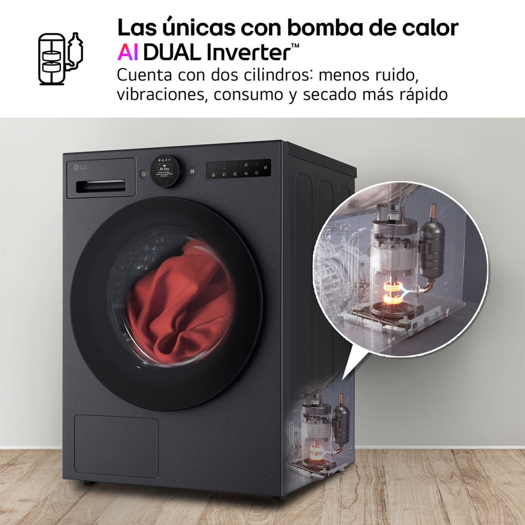 Secadora con IA 9kg RHX7009TBB
