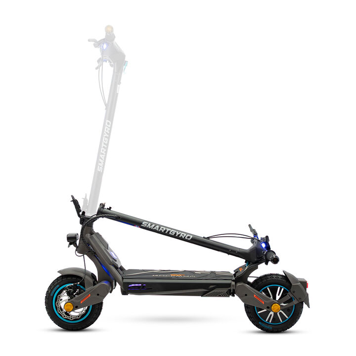 <p><strong>Patinete El&eacute;ctrico SmartGyro Rockway GL &ndash; Potencia, autonom&iacute;a y seguridad para la movilidad urbana</strong></p>

<p>El <strong>SmartGyro Rockway GL</strong> es un patinete el&eacute;ctrico dise&ntilde;ado para quienes buscan potencia, autonom&iacute;a y tecnolog&iacute;a en sus desplazamientos diarios. Su estructura robusta, ruedas de 10&rdquo; y sistema de frenado avanzado ofrecen una conducci&oacute;n estable, c&oacute;moda y segura tanto en ciudad como en trayectos m&aacute;s exigentes.</p>

<p>Adem&aacute;s, cuenta con <strong>homologaci&oacute;n de la DGT con placa identificativa</strong>, cumpliendo con la normativa vigente para circular con total tranquilidad.</p>

<p><strong>Caracter&iacute;sticas principales:</strong></p>

<ul>
<li><strong>Motor de 600W (pico m&aacute;ximo de 1600W)</strong> con sistema de 48V para una aceleraci&oacute;n potente.</li>
<li><strong>Bater&iacute;a de litio de 13.000 mAh</strong> con autonom&iacute;a de hasta <strong>45 km</strong>.</li>
<li><strong>Velocidad m&aacute;xima de 25 km/h</strong> con <strong>4 modos de velocidad</strong>.</li>
<li><strong>Ruedas neum&aacute;ticas tubeless de 10&rdquo;</strong> mixtas, resistentes y estables en diferentes superficies.</li>
<li><strong>Triple sistema de frenado:</strong> freno de disco delantero, freno de disco trasero y frenada regenerativa.</li>
<li><strong>Sistema SmartCore</strong> con <strong>APP m&oacute;vil y bloqueo NFC</strong> mediante tarjeta (2 tarjetas incluidas).</li>
<li><strong>Autonom&iacute;a inteligente:</strong> control de bater&iacute;a, kil&oacute;metros recorridos y ajustes desde la app.</li>
<li><strong>Tiempo de carga aproximado de 8 horas</strong>.</li>
<li><strong>Sistema de plegado reforzado 2.0</strong> con doble anclaje para mayor seguridad y estabilidad.</li>
<li><strong>Iluminaci&oacute;n completa:</strong> foco frontal de alta potencia, intermitentes, luz de freno trasera y luces LED RGB ambientales.</li>
<li><strong>Resistencia al agua IPX4</strong>.</li>
</ul>

<p><strong>SmartGyro Rockway GL</strong>: la combinaci&oacute;n perfecta de potencia, tecnolog&iacute;a y seguridad para moverte por la ciudad con total libertad.</p>