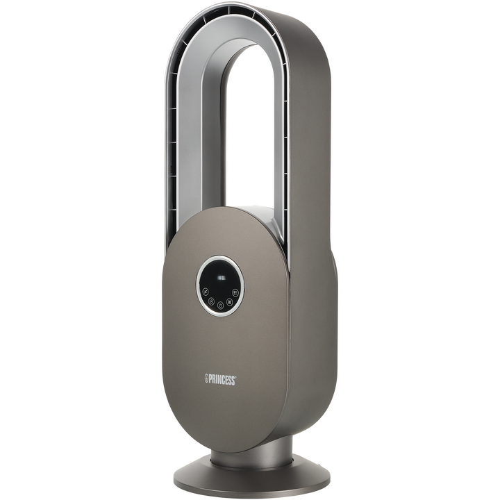 Experimenta el ep&iacute;tome del confort y la elegancia con el Ventilador sin aspas Princess 351500. Este sofisticado electrodom&eacute;stico combina tecnolog&iacute;a de vanguardia con un dise&ntilde;o elegante, ofreciendo una brisa refrescante sin las complicaciones de las cuchillas tradicionales.