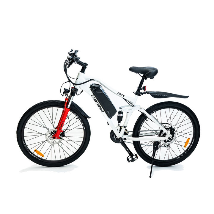 El EMX+ es una bicicleta el&eacute;ctrica de alto rendimiento dise&ntilde;ada para ofrecer versatilidad, comodidad y resistencia. Con un potente motor de 250 W, una autonom&iacute;a de 75 km y una calidad de construcci&oacute;n robusta, es perfecto tanto para desplazamientos por la ciudad como para aventuras de fin de semana.