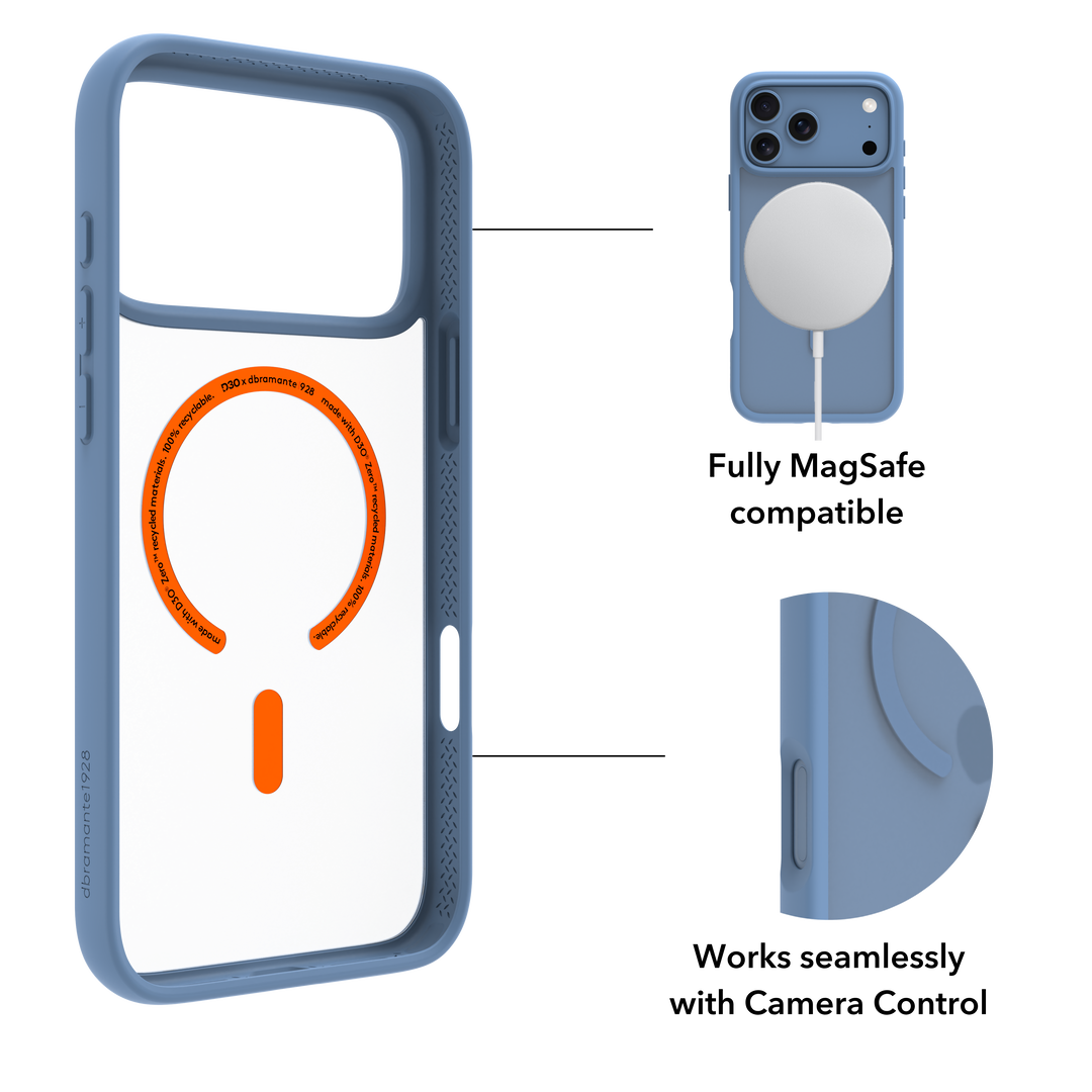 Funda iPhone 18/17 Pro Max Azul+protector+P.Bank