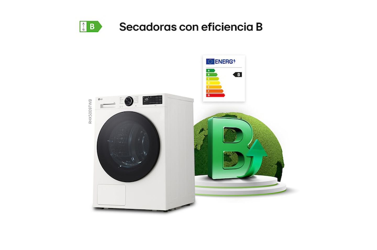 Secadora 9kg AI Dry RHX5009TLB Blanco
