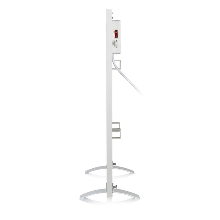 Elegante calefactor de panel de infrarrojos de 350 W con montaje en pared para una calefacción rápida, eficaz y sostenible. Controle el calefactor Smart por voz o a través de la aplicación Princess. Incluye función de temporizador y programación.