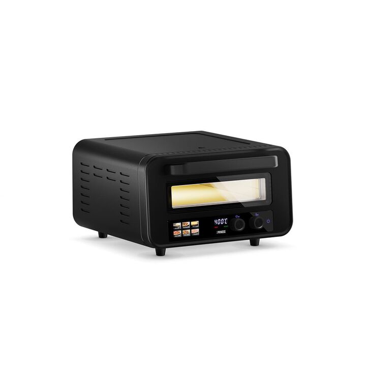 Prepara pizzas perfectas en minutos con este potente horno para pizza de 2100 W, diseñado tanto para uso en interiores como en exteriores. Con una temperatura máxima de 400 °C, calor superior e inferior, y una capacidad de 15 L, es la elección ideal para los amantes de la pizza. Equipado con un panel táctil digital, un termostato ajustable y una piedra para pizza, este horno garantiza resultados profesionales en todo momento. Ya sea para una cena informal o una ocasión especial, este horno para pizza es imprescindible en cualquier cocina.