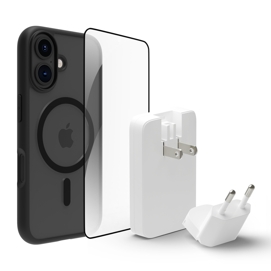 Funda iPhone 16  MS + ECO PROTECTOR+ cargador 45W