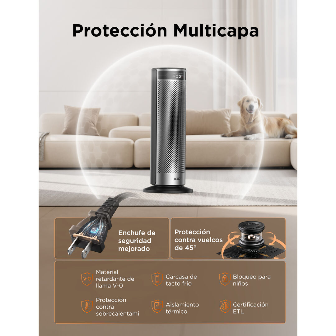 Calefactor cer&aacute;mico instant&aacute;neo Solaris 628