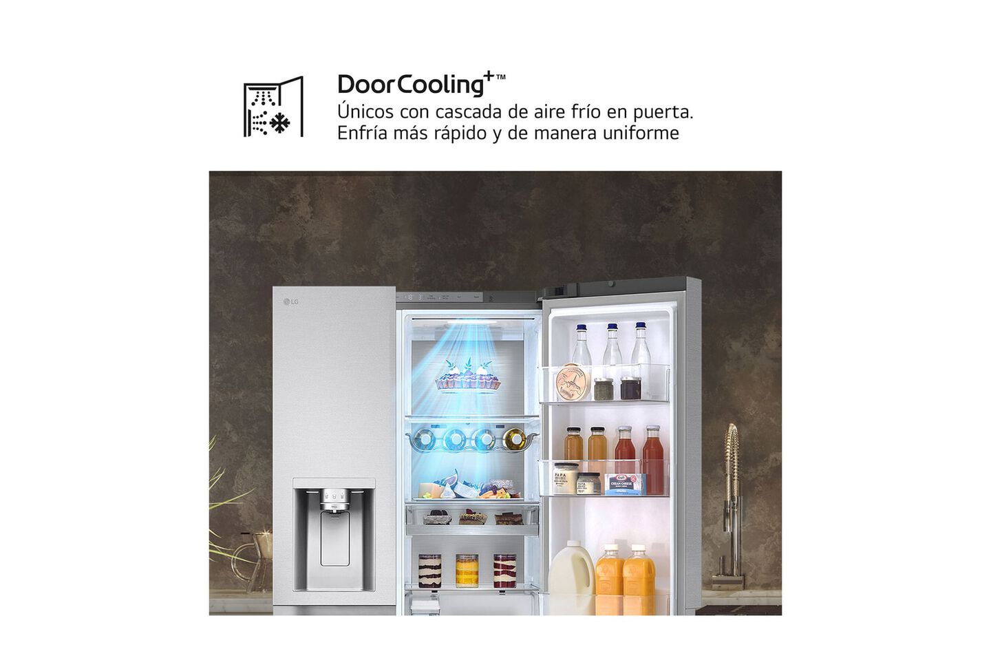 Frigor&iacute;fico Side by Side 623 L sin toma de agua, DoorCooling+, Fresh Converter y Wi-Fi.