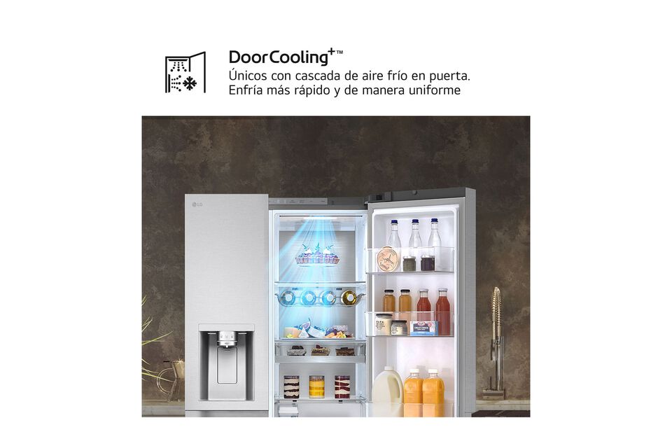 Frigor&iacute;fico Side by Side 623 L sin toma de agua, DoorCooling+, Fresh Converter y Wi-Fi.