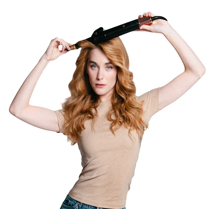 Moldeador de cabello, 4 cabezales distintos, Motor digital de alta velocidad, Hasta 150 km/h