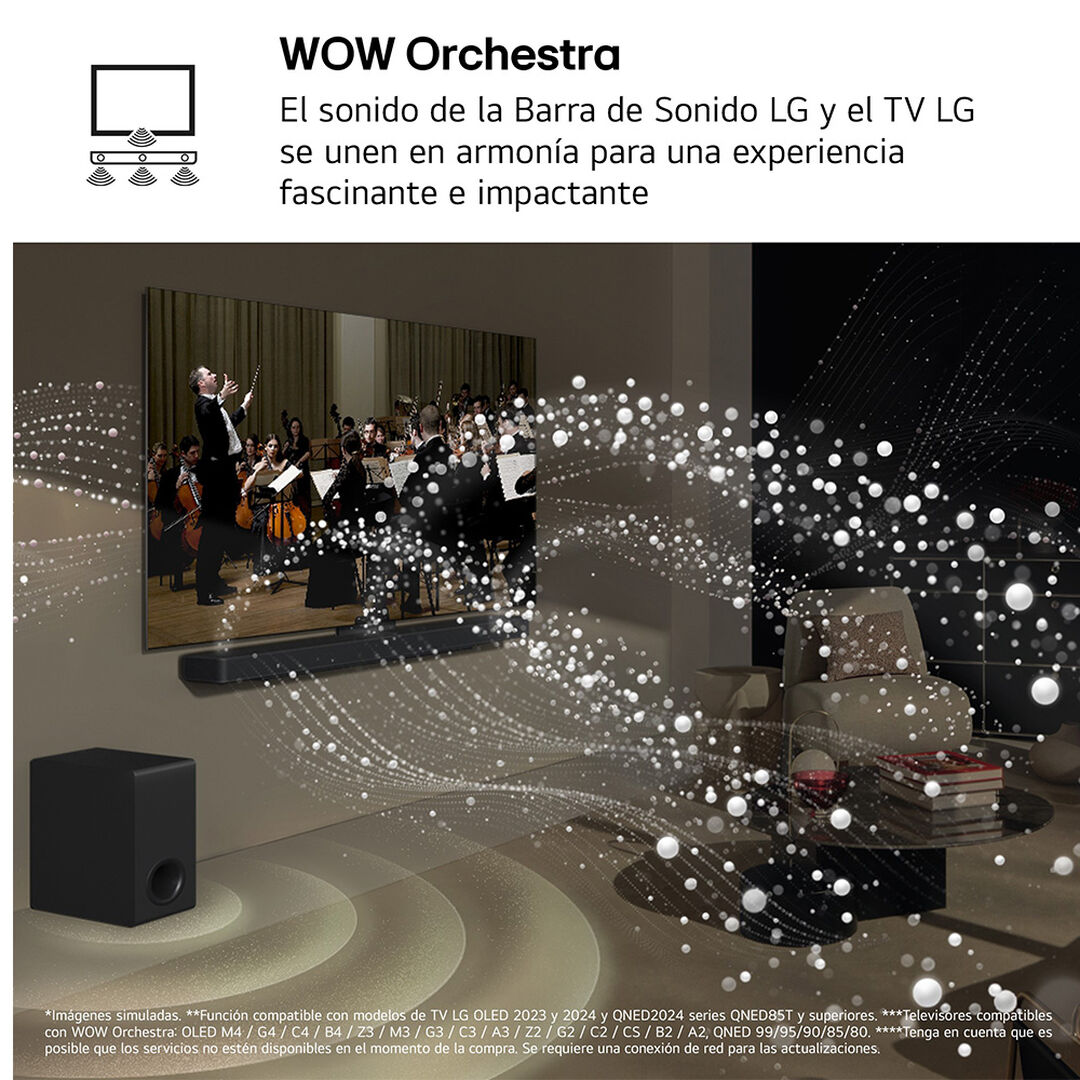 Barra Sonido 580W 5.1.3 Chs Traseros Incl. S80TR