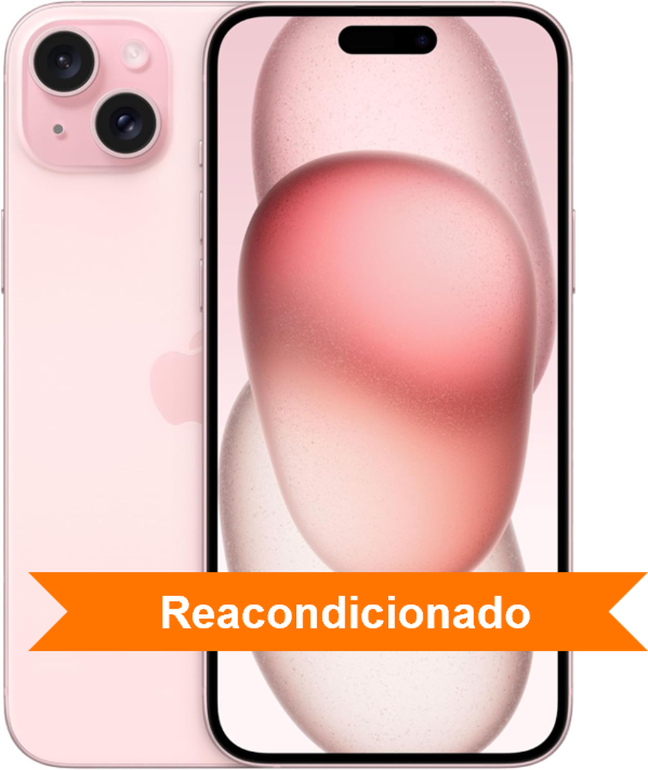 iPhone 15 Plus 128GB Rosa REACONDICIONADO (A+)