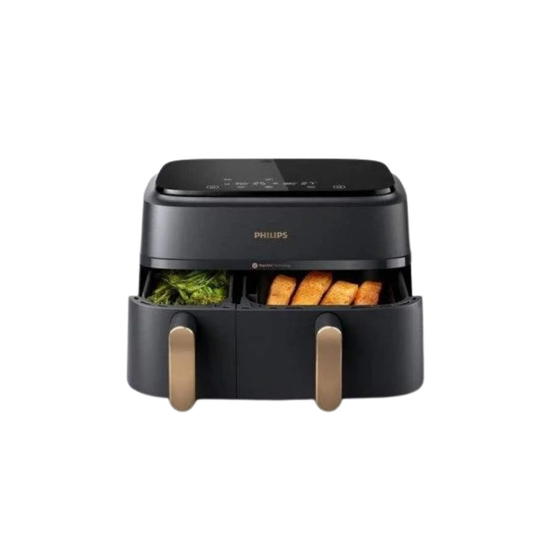 Airfryer 2 en 1 Serie 3000 con doble cesta negra