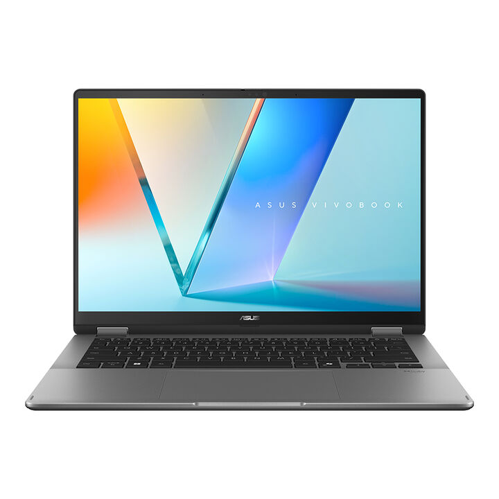 ASUS Vivobook 14 Flip OLED TP3407SA-QL064W Copilot+ PC - Ordenador Port&aacute;til 14" WUXGA (Intel Core Ultra 7 258V, 32GB RAM, 1TB SSD, Arc Graphics 140V, Windows 11 Home) Gris - Teclado QWERTY espa&ntilde;ol, Intel Core Ultra 7, 35,6 cm (14"), 1920 x 1200 Pixeles, 32 GB, 1 TB, Windows 11 Home