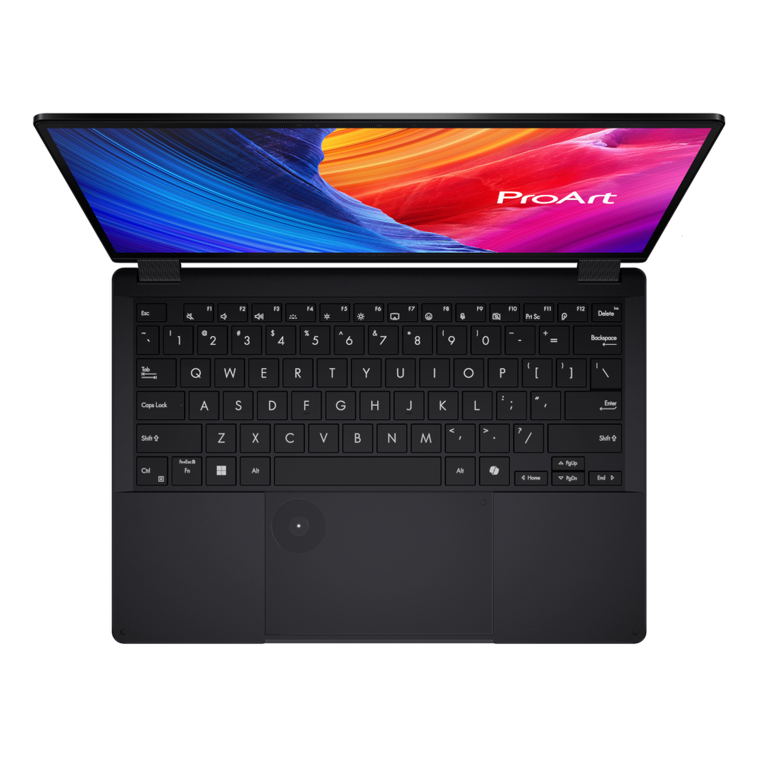 <p>ASUS ProArt PX13 OLED HN7306WI-LX014W Copilot+ PC - Ordenador Port&aacute;til 13.3" 3K (AMD Ryzen AI 9 HX 370, 32GB RAM, 1TB SSD, NVIDIA RTX 4070 8GB, Windows 11 Home) Negro Nano - Teclado QWERTY espa&ntilde;ol. Tipo de producto: H&iacute;brido (2-en-1), Factor de forma: Convertible (Carpeta). Familia de procesador: AMD Ryzen AI 9 HX, Modelo del procesador: 370, Frecuencia del procesador: 2 GHz. Diagonal de la pantalla: 33,8 cm (13.3"), Tipo HD: 3K, Resoluci&oacute;n de la pantalla: 2880 x 1800 Pixeles, Pantalla t&aacute;ctil. Memoria interna: 32 GB, Tipo de memoria interna: LPDDR5x-SDRAM. Capacidad total de almacenaje: 1 TB, Unidad de almacenamiento: SSD. Sistema operativo instalado: Windows 11 Home. Color del producto: Negro</p>