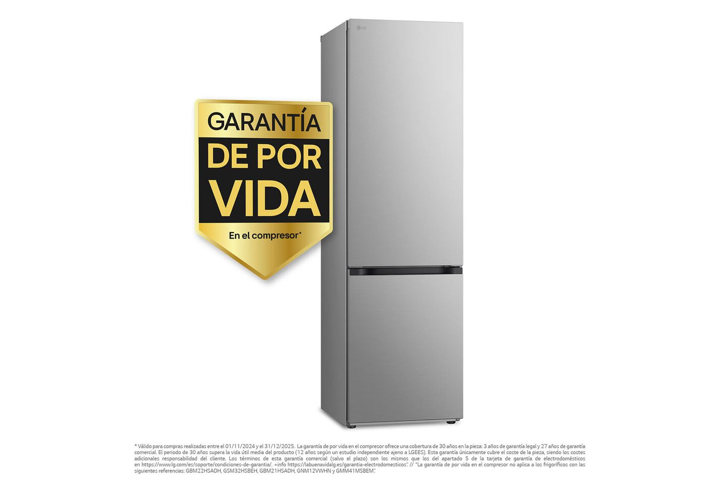 Frigor&iacute;fico Combi GBV22L0EPY  Inox antihuellas
