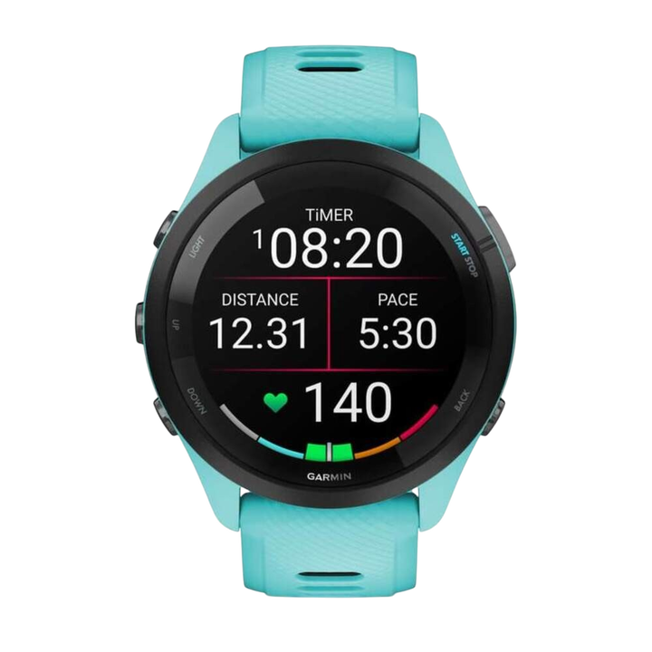 El Garmin Forerunner 265 es un smartwatch de running y fitness que, gracias a sus m&uacute;ltiples funciones deportivas y de seguimiento de la actividad, se puede usar para monitorizar tu estado f&iacute;sico mientras realizas muchos otros deportes. Su pantalla t&aacute;ctil te permitir&aacute; usarlo de forma r&aacute;pida y sencilla mientras practicas entrenas.