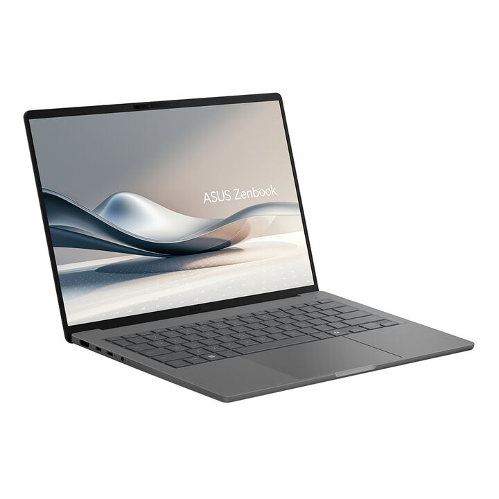 ASUS Zenbook A14 OLED UX3407RA-QD031W Copilot+ PC - Ordenador Port&aacute;til 14" WUXGA (Qualcomm Snapdragon X Elite (X1E-78-100), 32GB RAM, 1TB SSD, Adreno GPU, Win 11 Home) Gris Island&eacute;s - Tec. QWERTY Esp, Qualcomm Snapdragon, 35,6 cm (14"), 1920 x 1200 Pixeles, 32 GB, 1 TB, Windows 11 Home