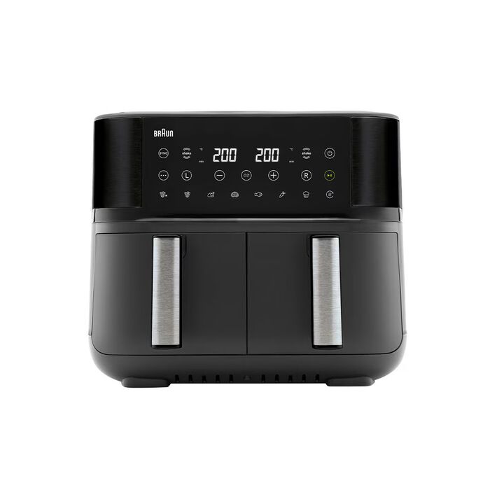 Disfruta de tu comida más completa con facilidad: la nueva Braun TwinCook 3 te permite cocinar dos platos diferentes a la vez, creando la comida más completa con un 50 % más de rapidez*. Despídete de toda preocupación por el tiempo de preparación: pulsa el botón Sync y ambos platos terminarán de cocinarse de la mano. Una forma más saludable de cocinar, con hasta un 90 % menos de grasa* sin sacrificar el sabor ni la textura gracias a la tecnología RealAir. Y los cajones aptos para lavavajillas hacen que la limpieza sea muy sencilla.
 
* Se cocinan 500 g de patatas fritas congeladas un 50 % más rápido, en comparación con un horno eléctrico tradicional de clase A.