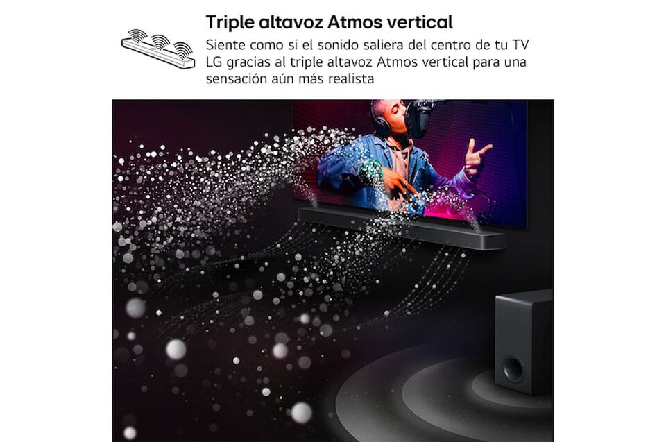 Barra de sonido de gama alta con 810W de potencia total y configuraci&oacute;n 9.1.5 canales