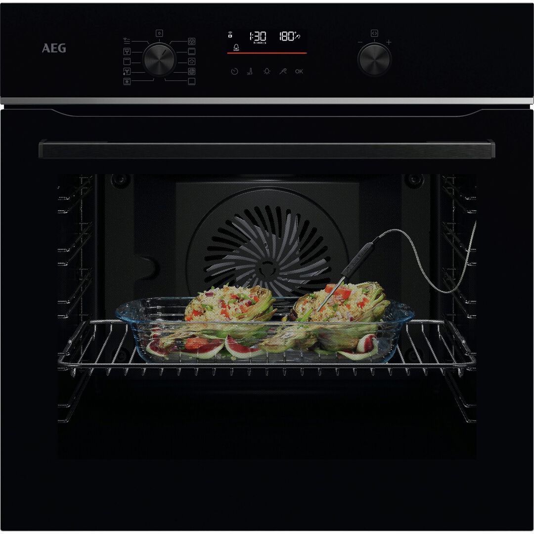 Horno pirol&iacute;tico de vapor de la Serie 5000 SurroundCook con SteamBake y Display LED Explore con WiFi, 71 litros, 9 funciones y 45 programas autom&aacute;ticos, sonda t&eacute;rmica