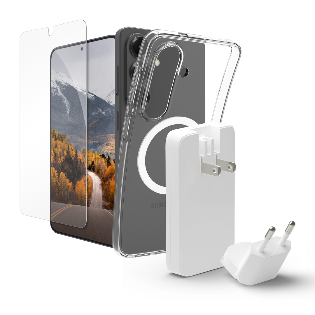 Funda Samsung Galaxy S26+protector+cargador 65W
