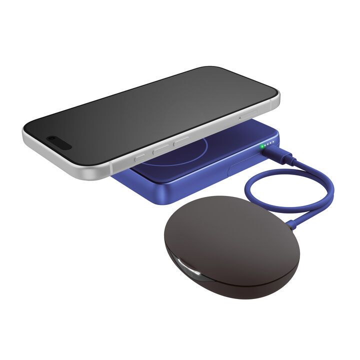 La Fresh n Rebel Magnetic Wireless Powerbank de 10.000 mAh es una bater&iacute;a externa compacta y ligera con carga inal&aacute;mbrica magn&eacute;tica de hasta 15W. Compatible con MagSafe y Qi2, permite cargar el m&oacute;vil sin cables y ofrece carga r&aacute;pida por USB-C de hasta 20W, ideal para llevar energ&iacute;a extra a cualquier parte.
