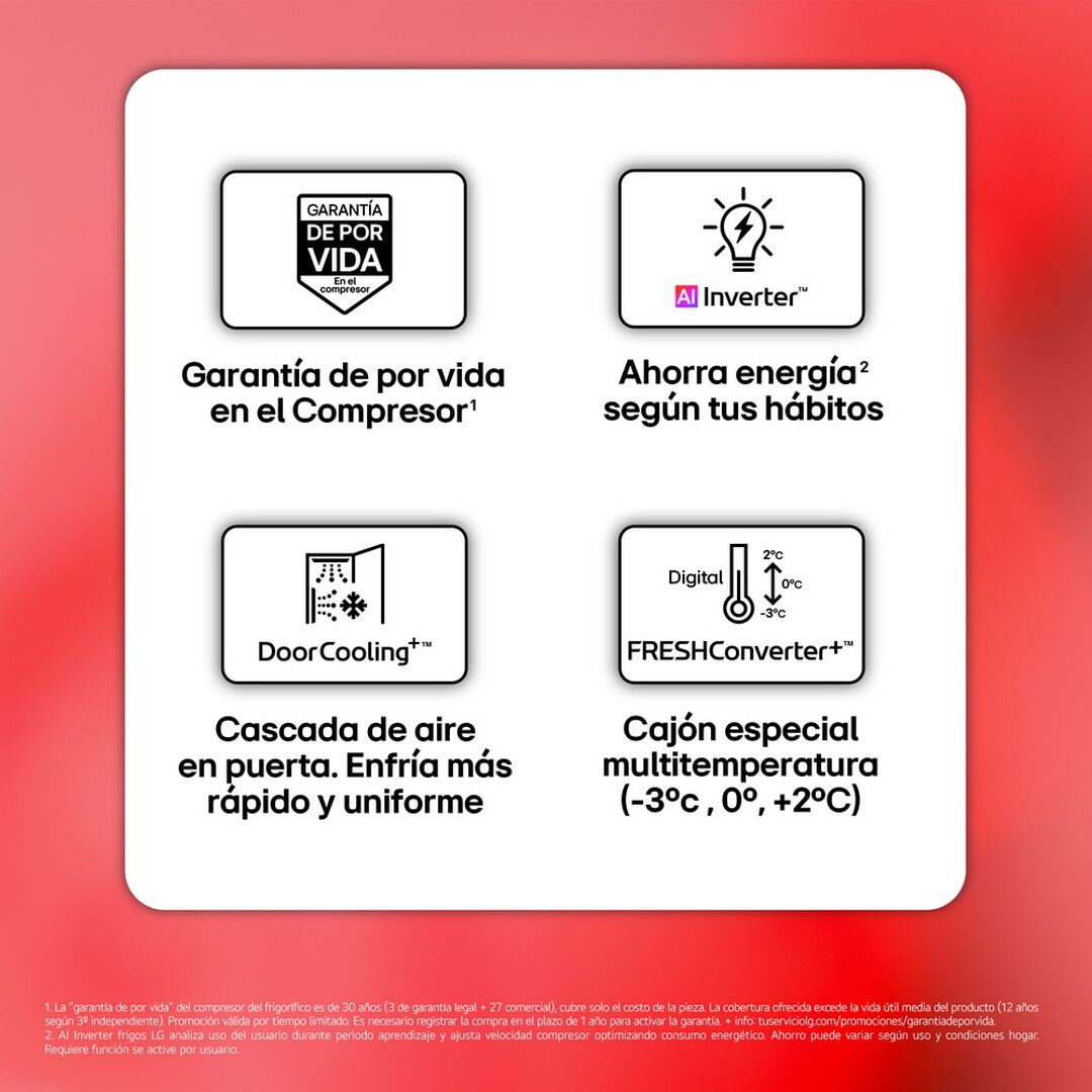 Frigor&iacute;fico Combi 1,86m 375l Acero GBBS716BMB