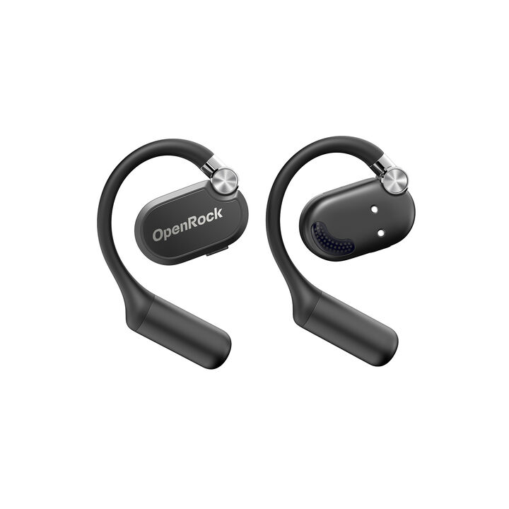 El dise&ntilde;o air conduction de OpenRock minimiza la presi&oacute;n en el canal auditivo en comparaci&oacute;n con los auriculares intraauriculares, mejorando la comodidad y la salud del o&iacute;do. Los ganchos de silicona higi&eacute;nica ajustables se adaptan a diferentes formas de oreja, garantizando un ajuste seguro y limpio.