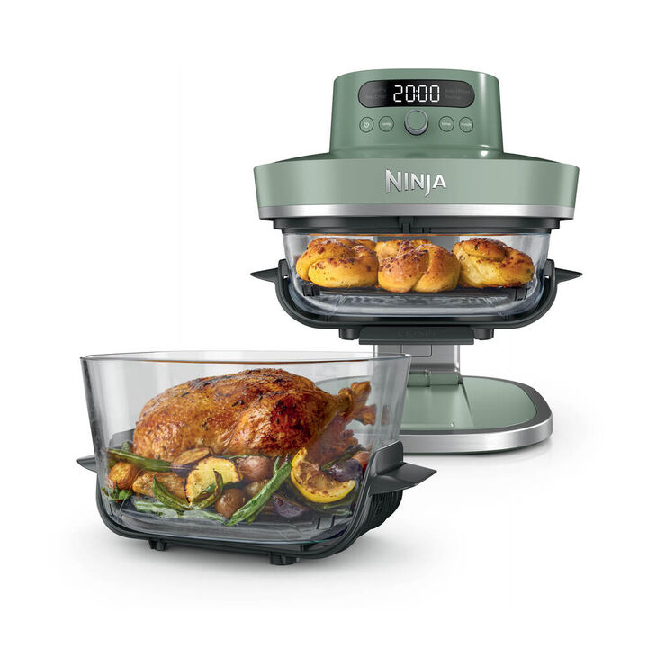 Te presentamos Ninja CRISPi, la freidora de aire port&aacute;til de cristal 4 en 1: el poder de una freidora de aire de tama&ntilde;o est&aacute;ndar en la palma de tu mano. Solo tienes que ajustar el ligero PowerPod de 1700 vatios a uno de los recipientes de cristal para preparar desde raciones individuales a comidas para toda la familia, con 4 funciones de cocci&oacute;n en un solo dispositivo. Adem&aacute;s, consume hasta un 50 % menos de electricidad que un horno de convecci&oacute;n