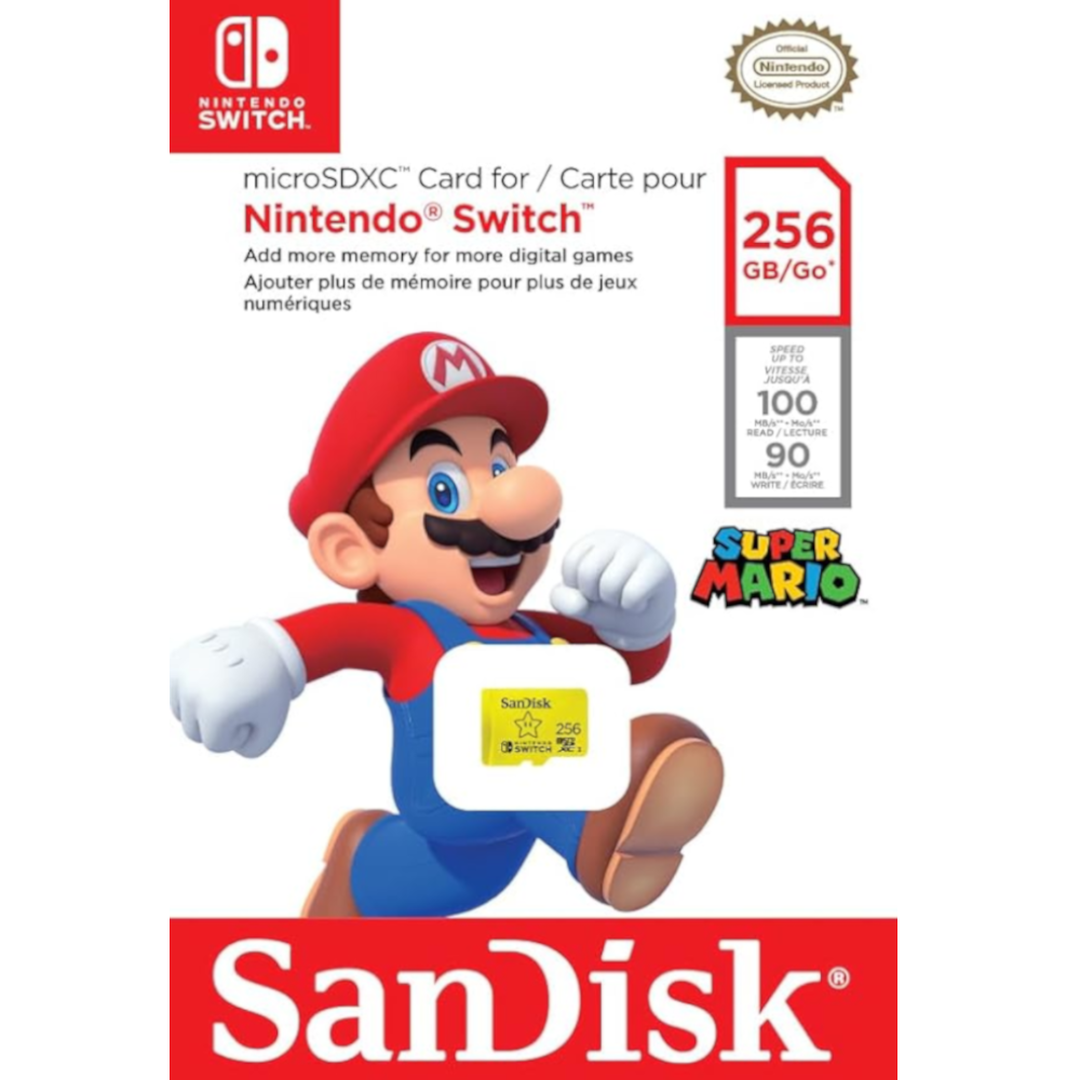 Nintendo Licensed UHS-I 256GB MicroSD